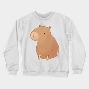 Cute capybara illustration Crewneck Sweatshirt